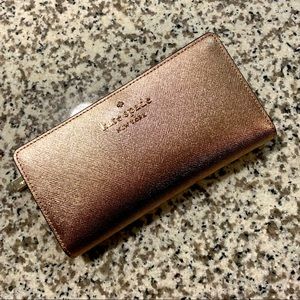 Kate Spade metallic wallet